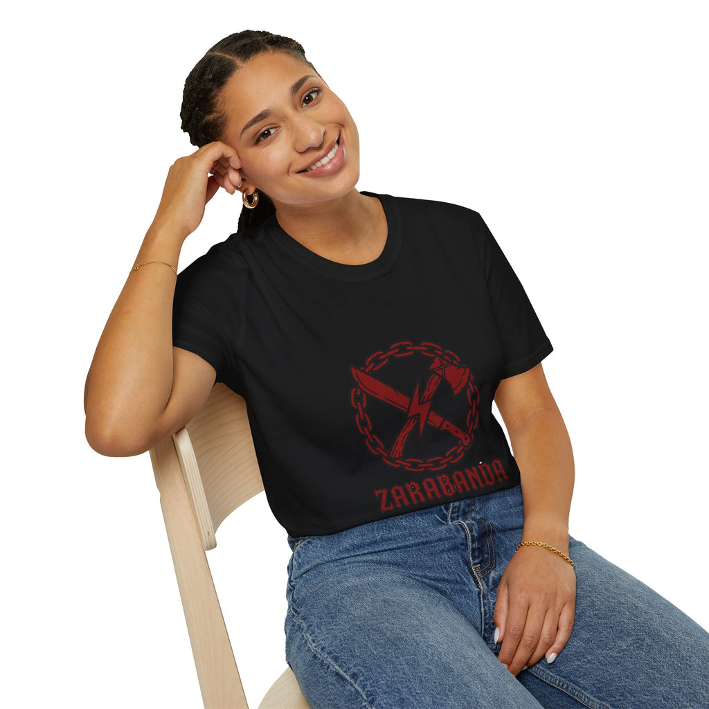 T-Shirt — ZARABANDA Chain & Cross Graphic Tee