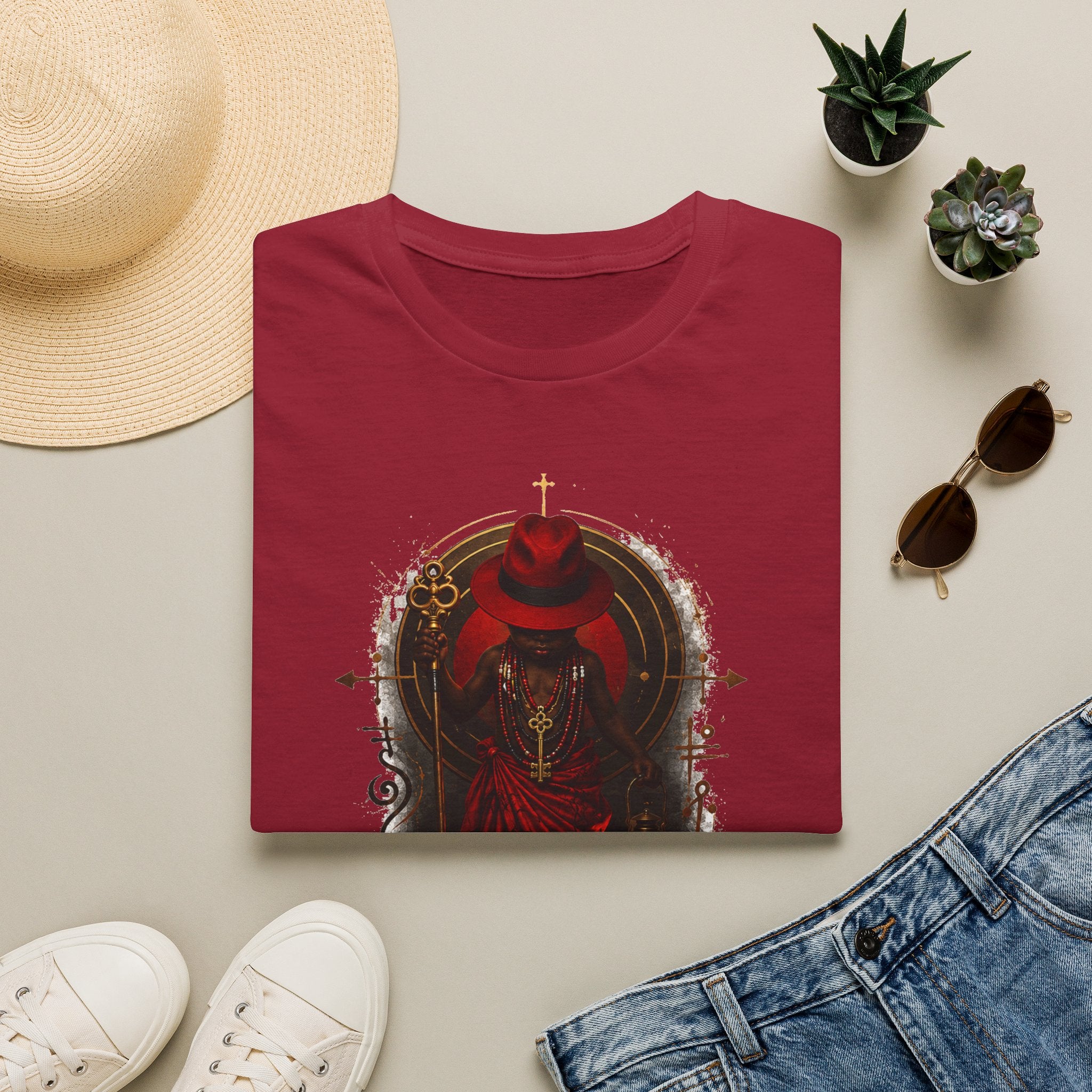 Camiseta Elegguá Guardián de los Caminos | Raíces de Ocha y Mayombe