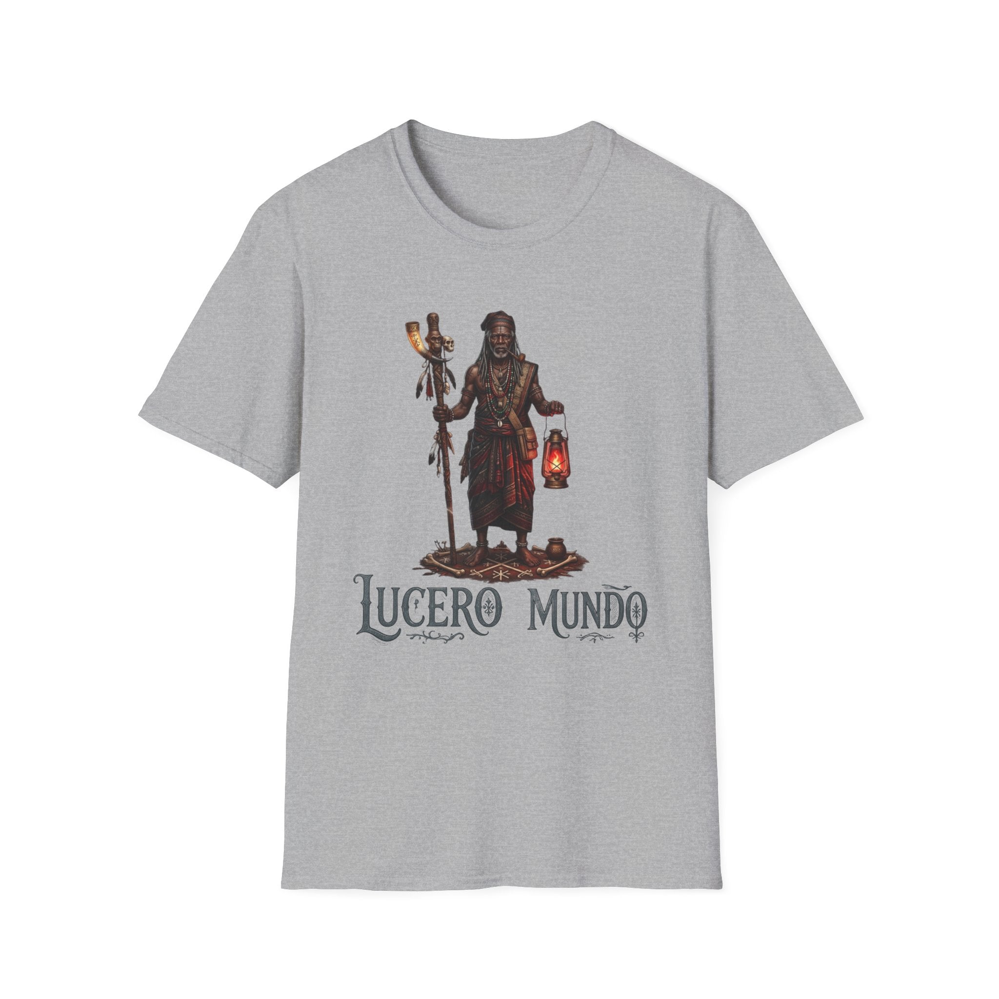 Camiseta Lucero Mundo “Guardián de la Noche” — Unisex Softstyle