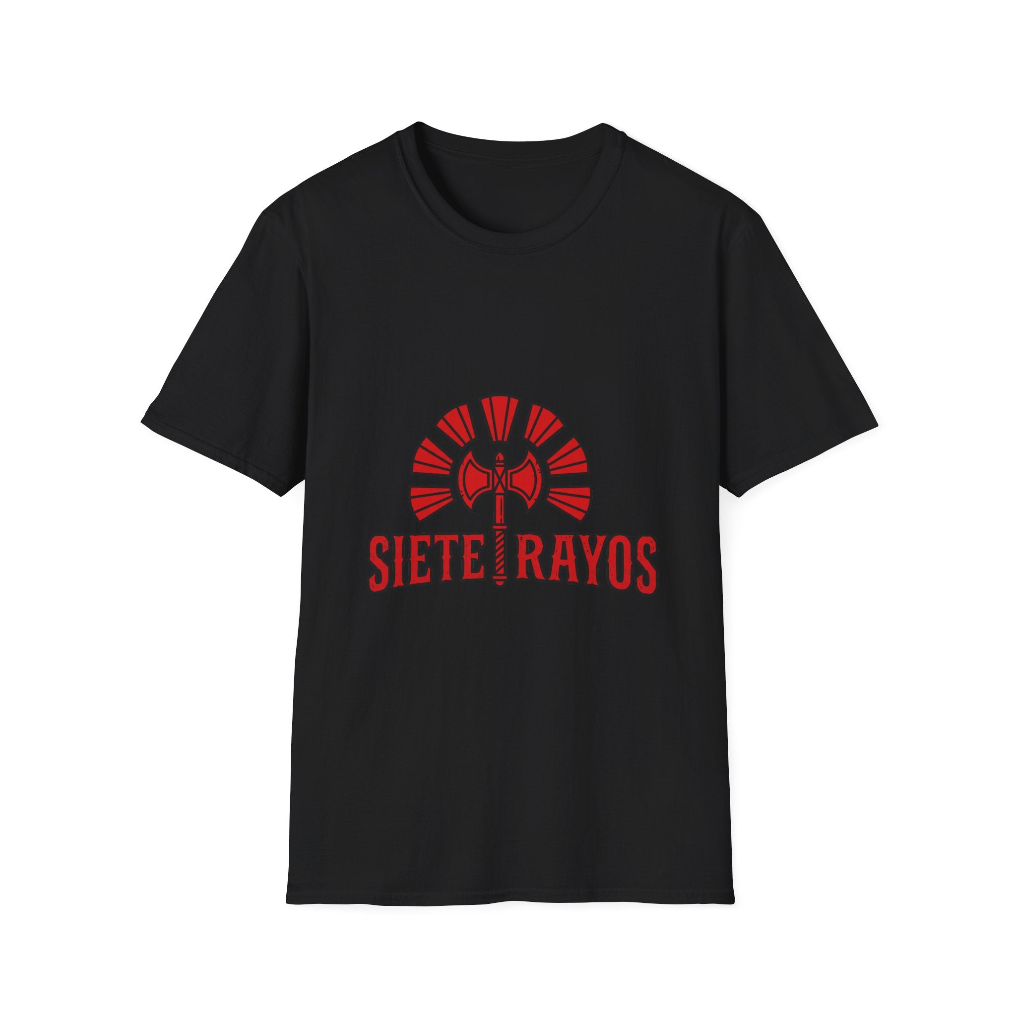 Siete Rayos T-Shirt — Vintage Red Sunburst Graphic Tee