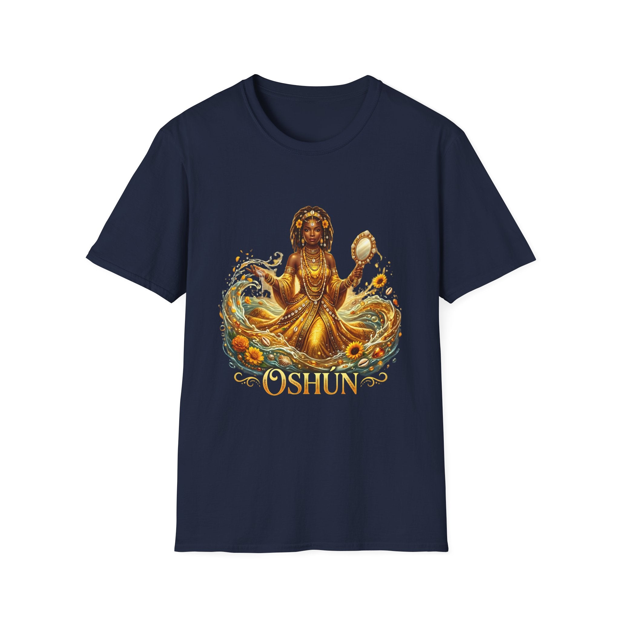 Camiseta Oshún “Dulzura y Abundancia” — Unisex Softstyle