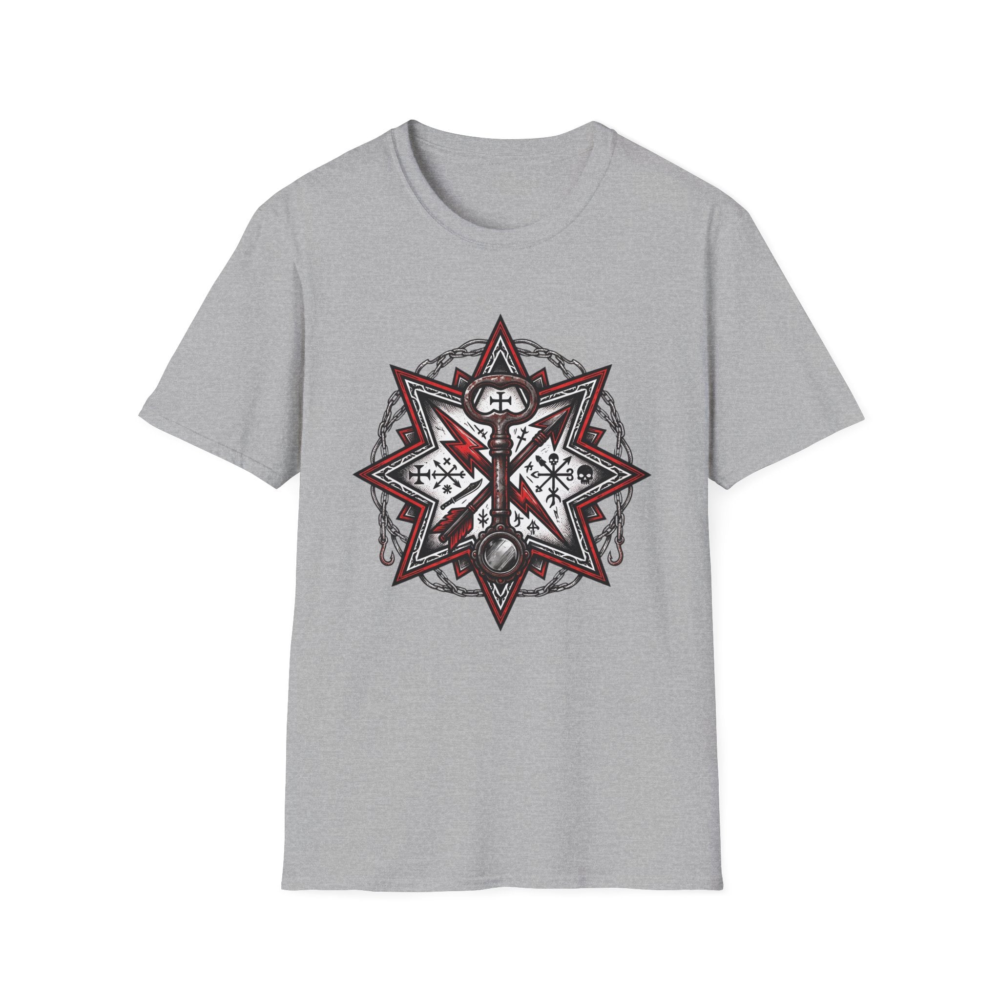 T-Shirt — Norse Valknut Star Rune Graphic