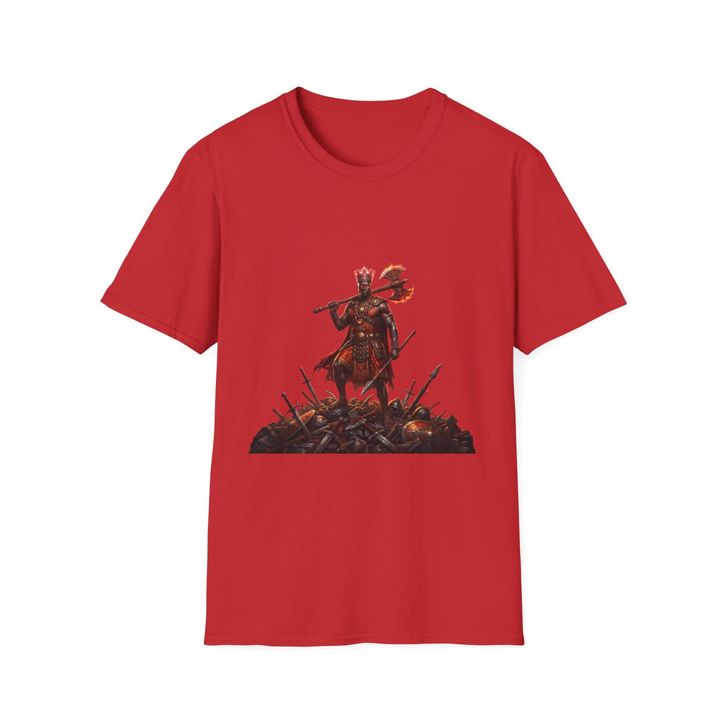 Camiseta de Changó Guerrero – Diseño espiritual Yoruba del Orisha del trueno y la fuerza