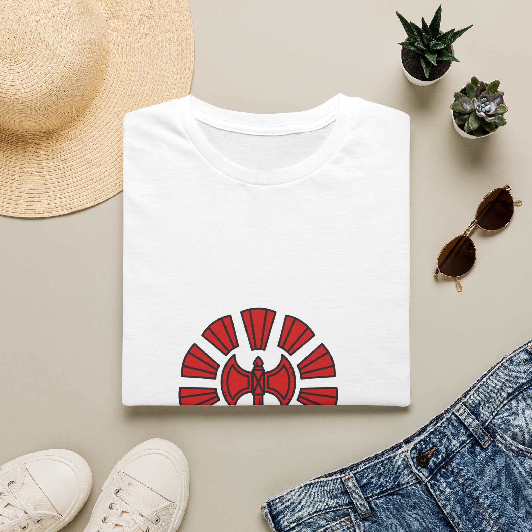 Siete Rayos T-Shirt — Vintage Red Sunburst Graphic Tee