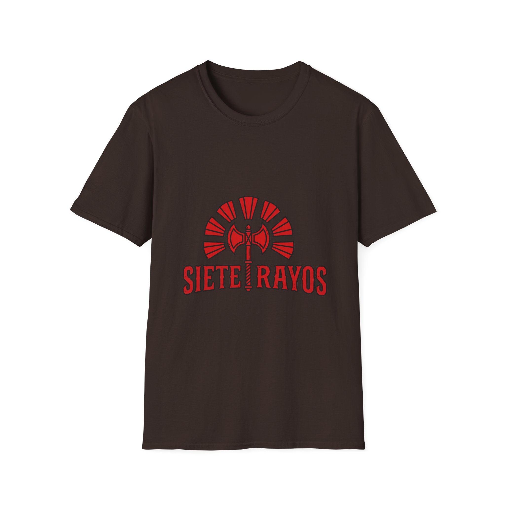 Siete Rayos T-Shirt — Vintage Red Sunburst Graphic Tee