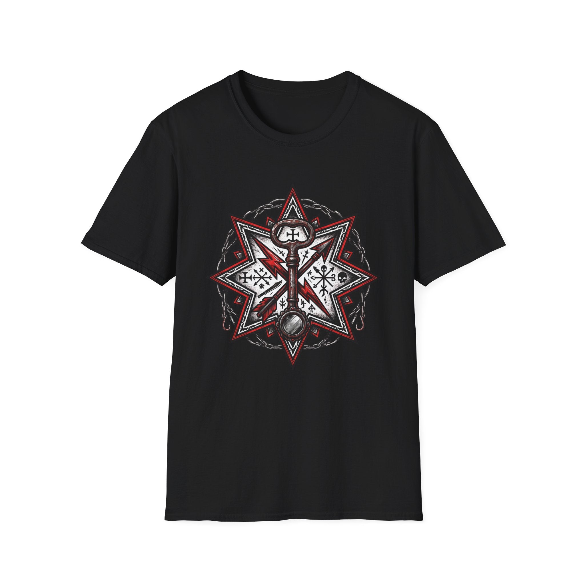 T-Shirt — Norse Valknut Star Rune Graphic