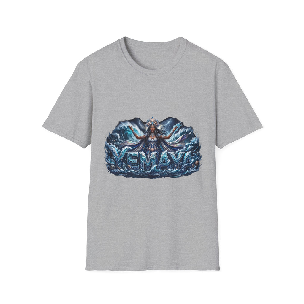 Camiseta de Yemayá – Diseño espiritual Yoruba de la Orisha del mar y la protección