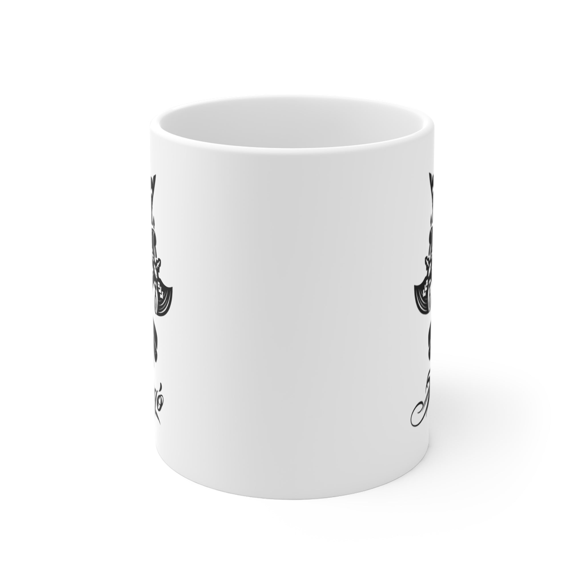 Taza Shangó “Corona, Poder y Justicia” — Taza Cerámica Inspirada en la Tradición Yoruba