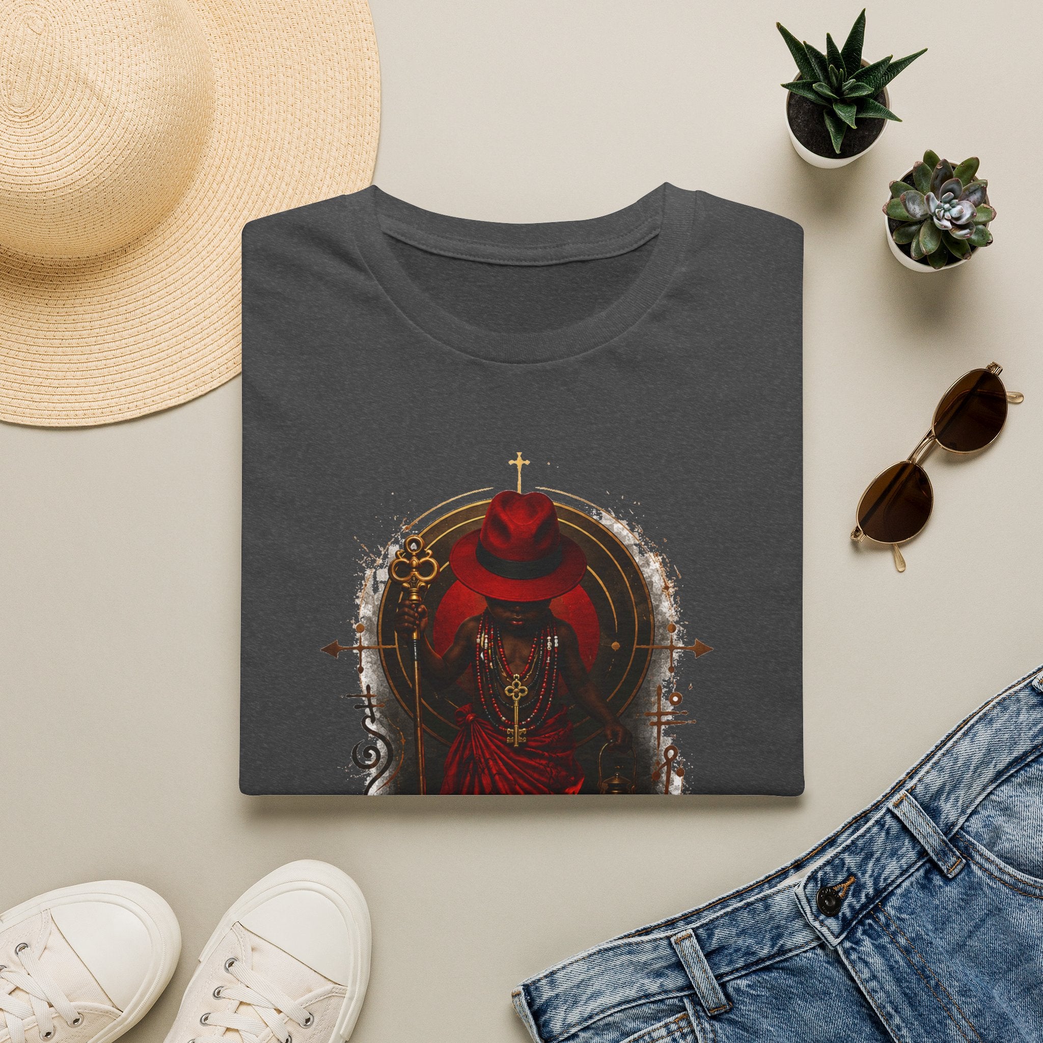 Camiseta Elegguá Guardián de los Caminos | Raíces de Ocha y Mayombe