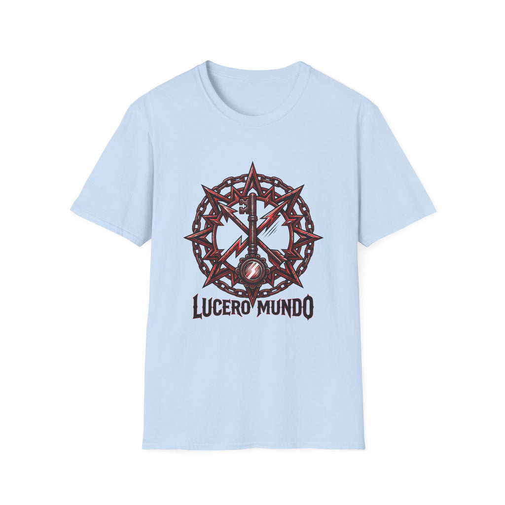 Lucero Mundo Graphic T-Shirt — Thorn Crown & Lightning Bolt Design