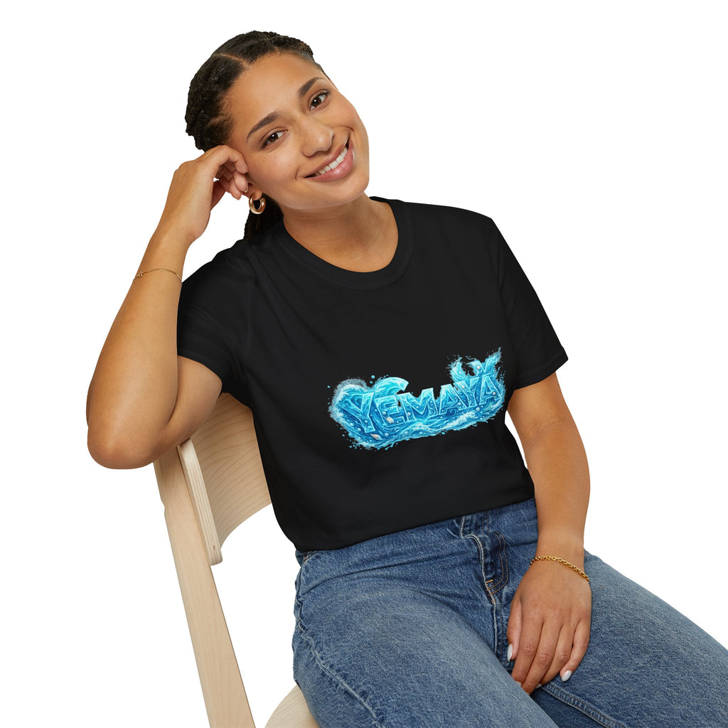 Camiseta de Yemayá – Logotipo artístico inspirado en la Orisha del mar