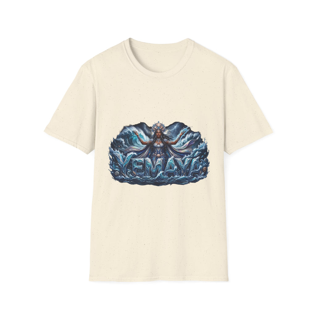Camiseta de Yemayá – Diseño espiritual Yoruba de la Orisha del mar y la protección