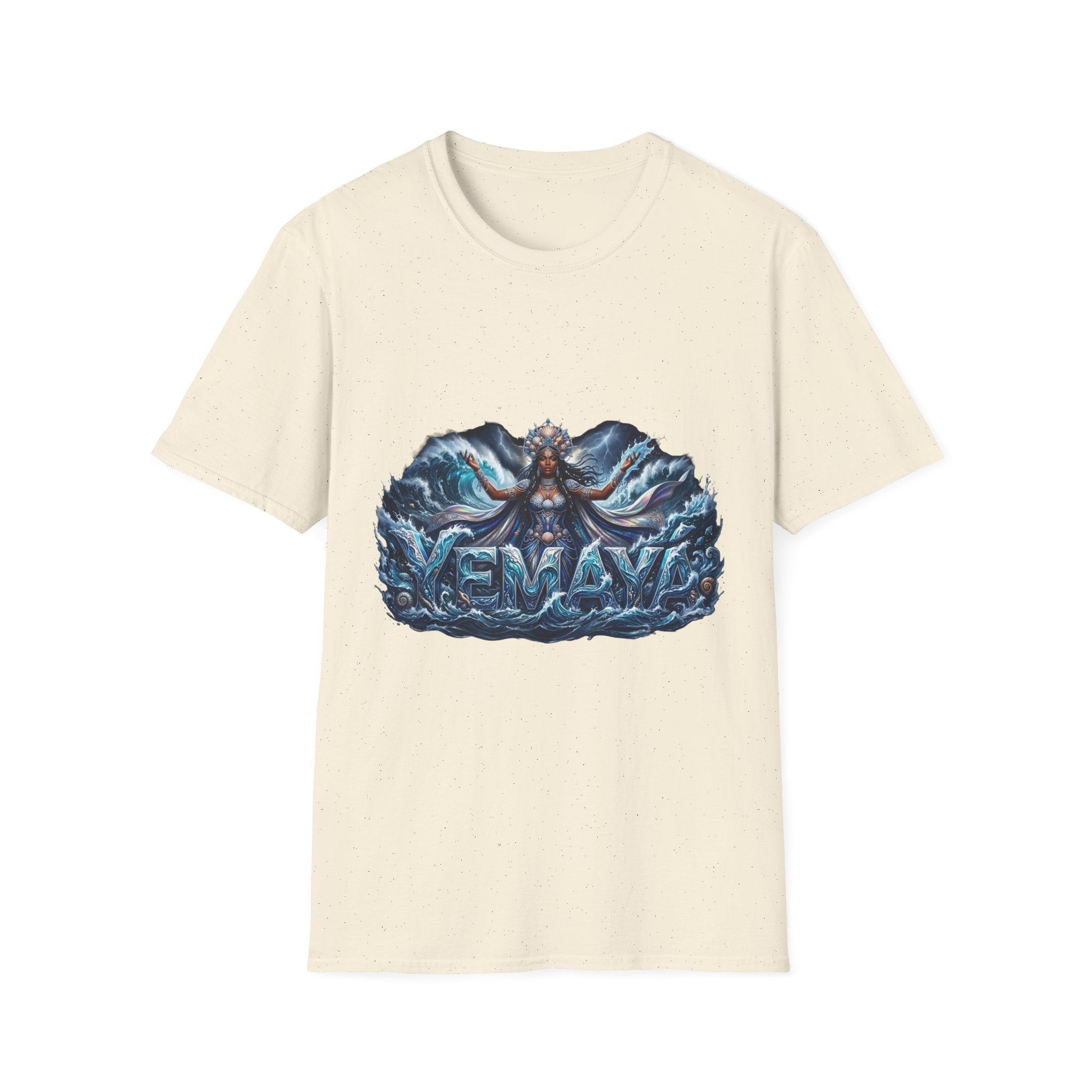 Camiseta de Yemayá – Diseño espiritual Yoruba de la Orisha del mar y la protección