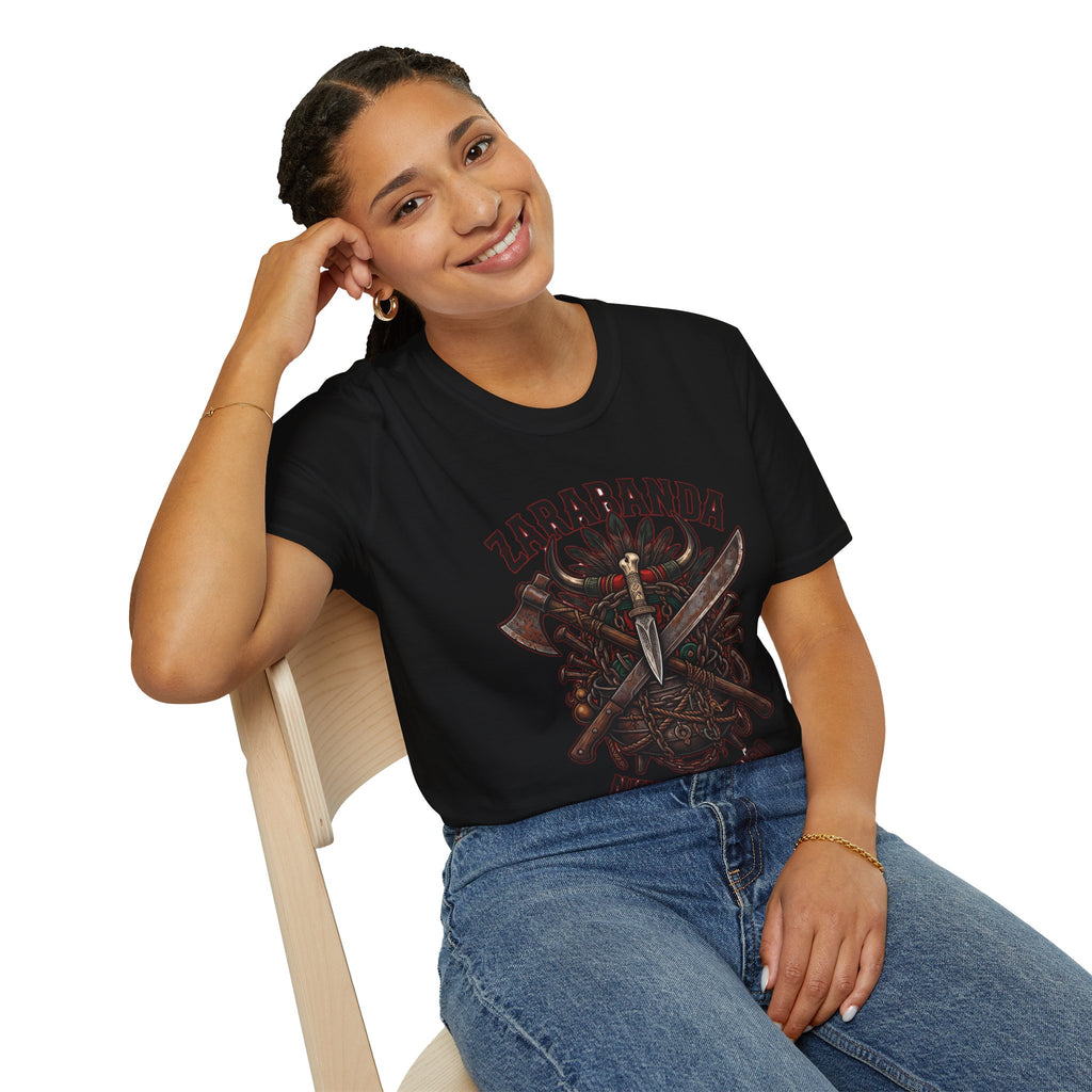 Camiseta de Zarabanda – Diseño espiritual de Palo Mayombe | Nkisi Malongo