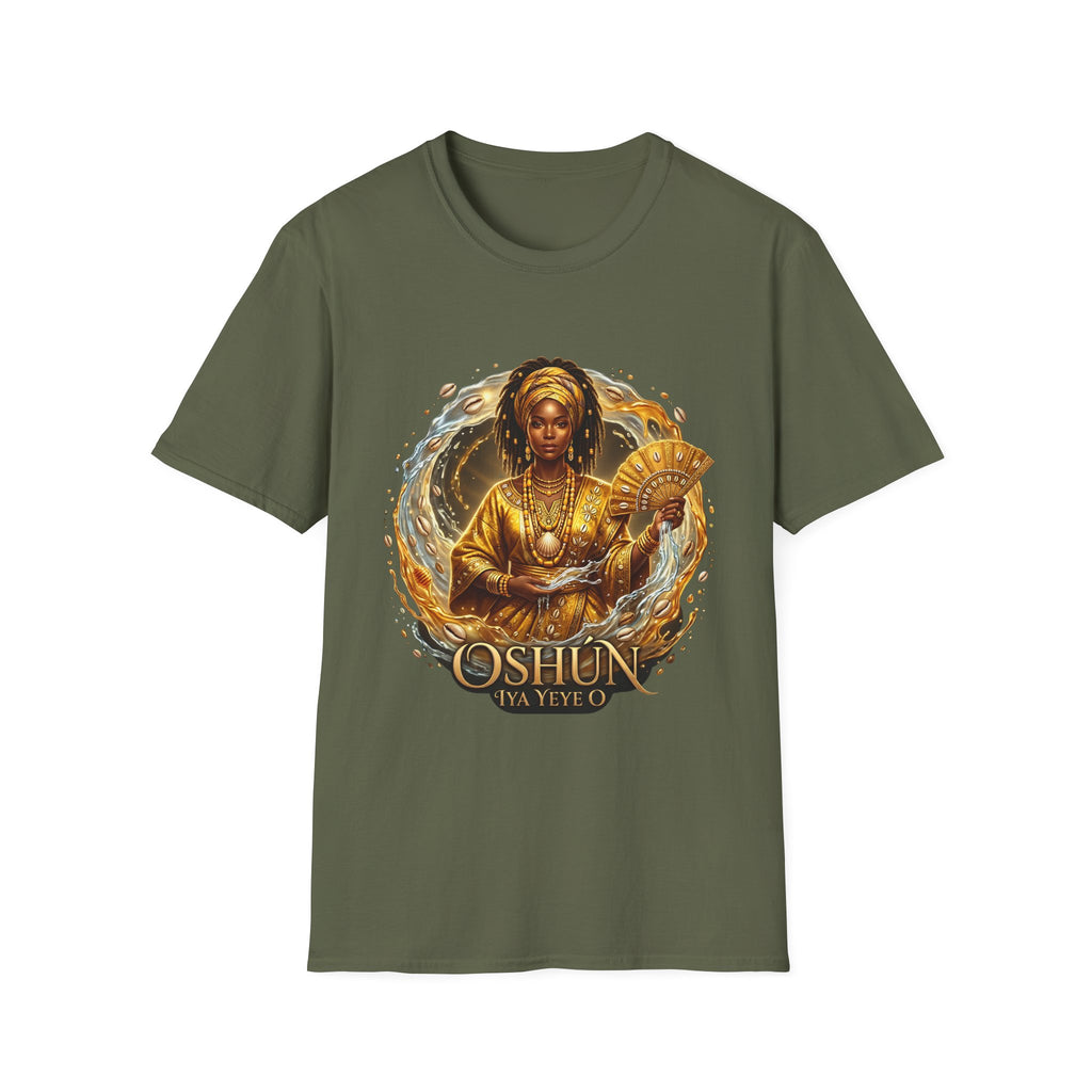 Camiseta Oshún Dorada — Unisex Softstyle