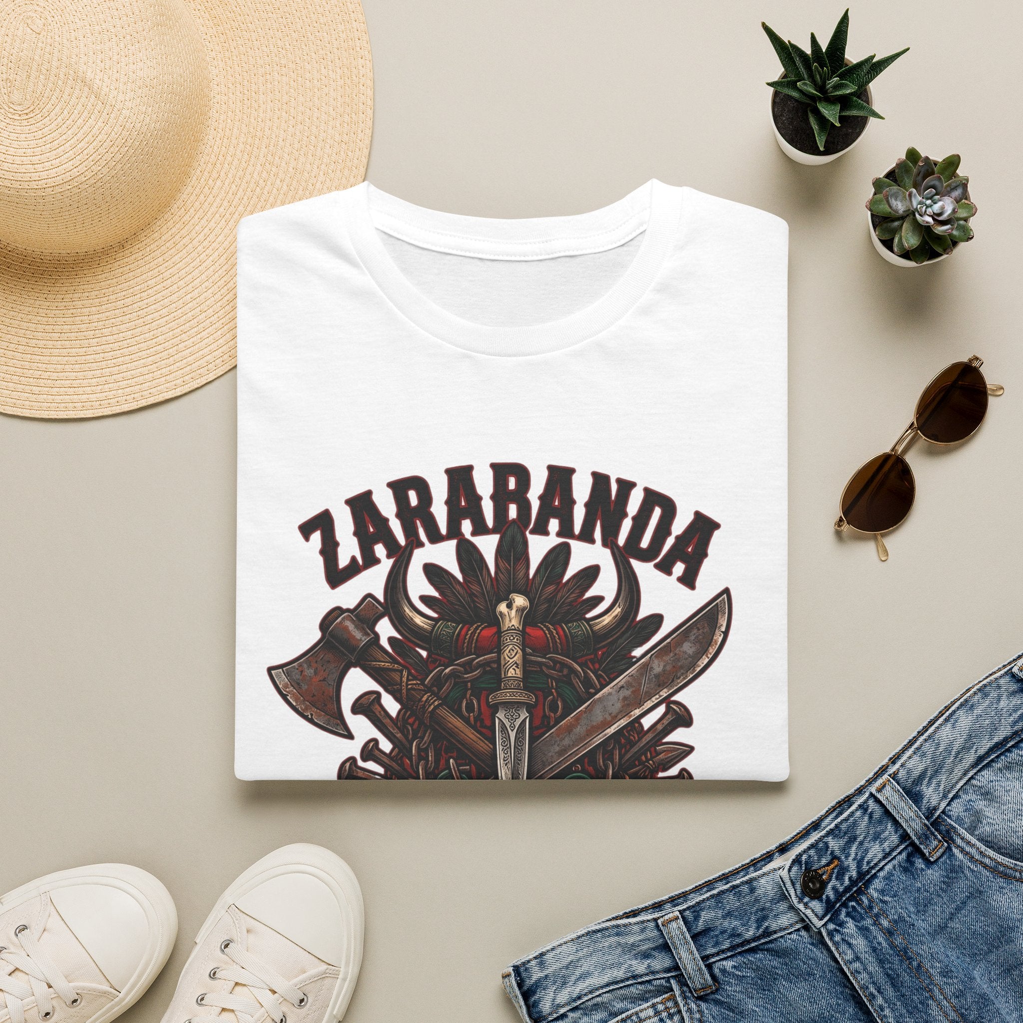Camiseta de Zarabanda – Diseño espiritual de Palo Mayombe | Nkisi Malongo