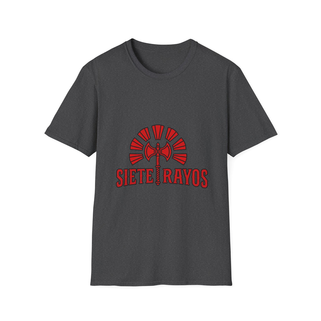 Siete Rayos T-Shirt — Vintage Red Sunburst Graphic Tee