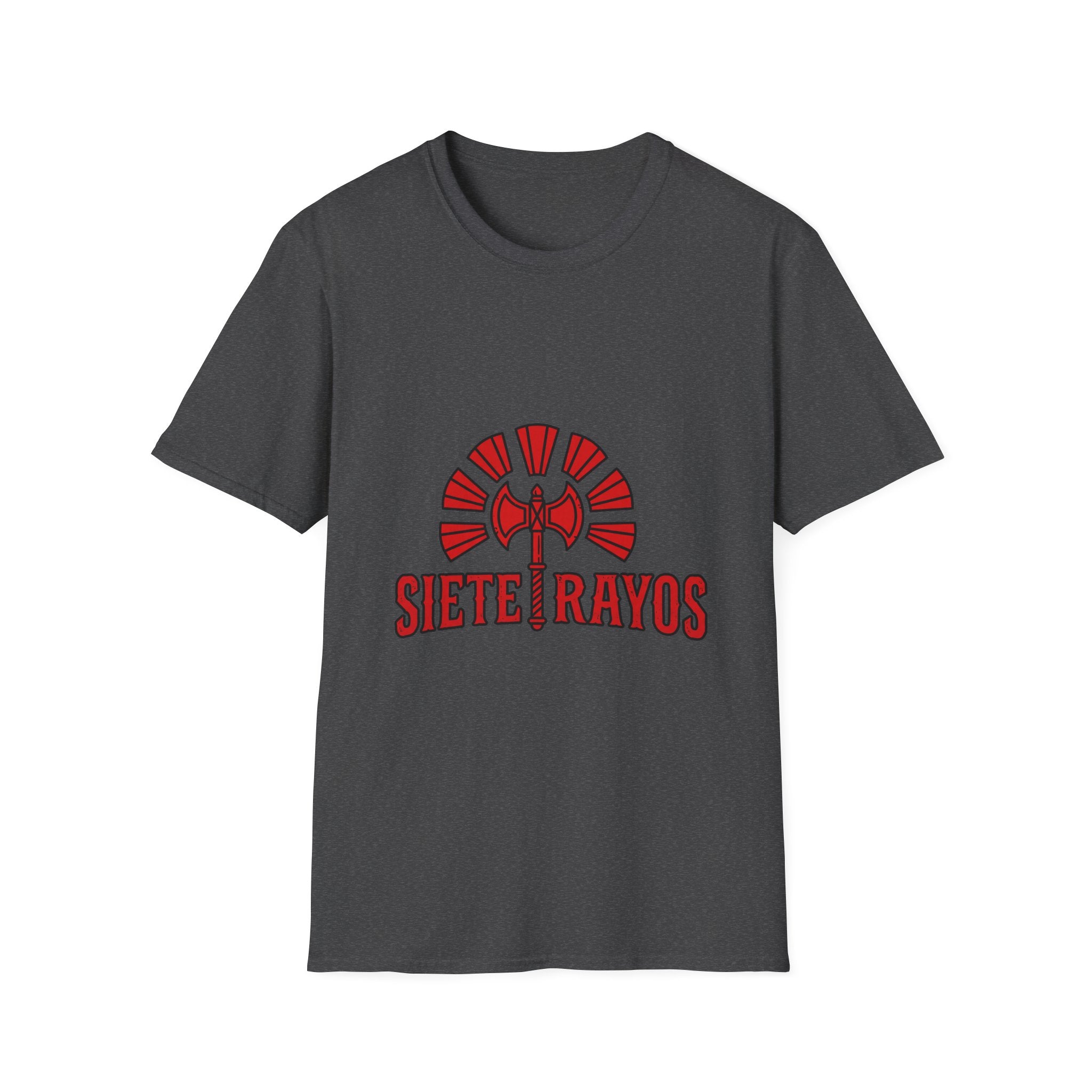 Siete Rayos T-Shirt — Vintage Red Sunburst Graphic Tee