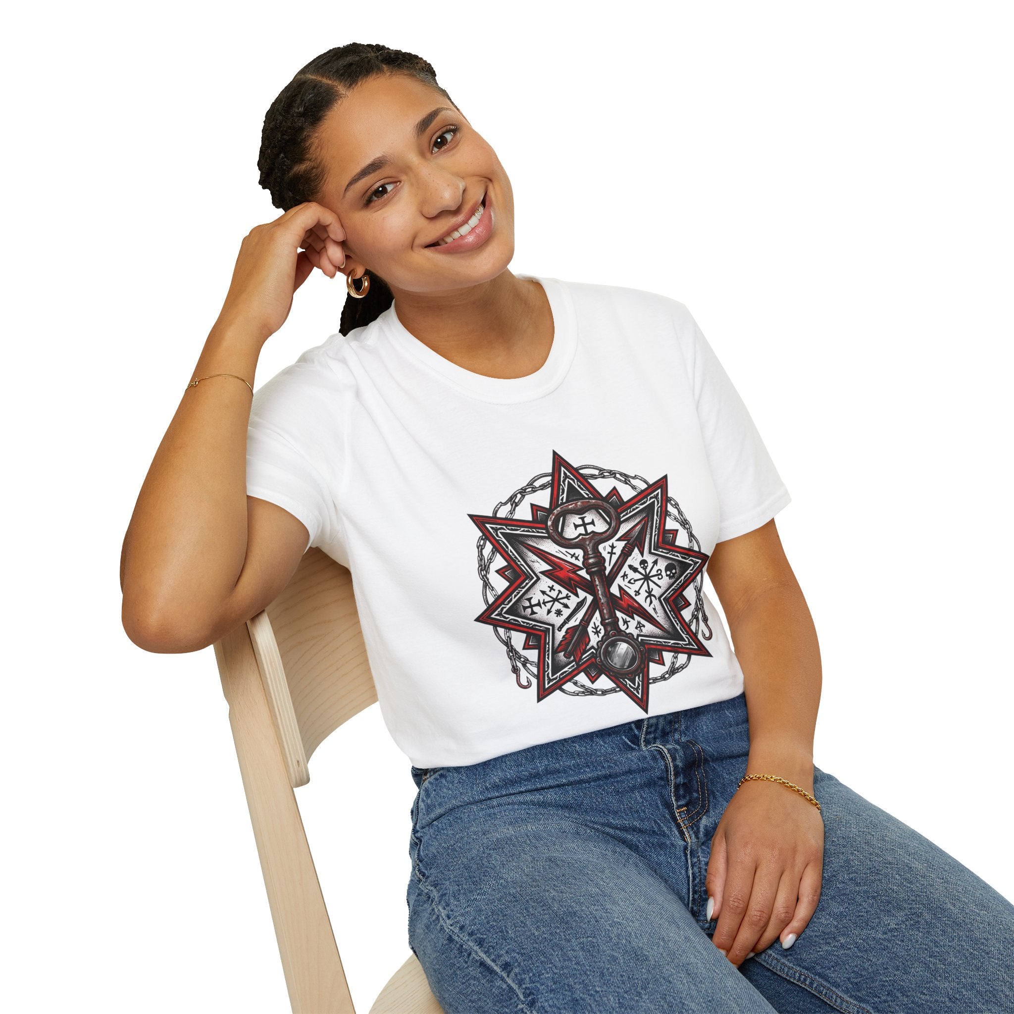 T-Shirt — Norse Valknut Star Rune Graphic