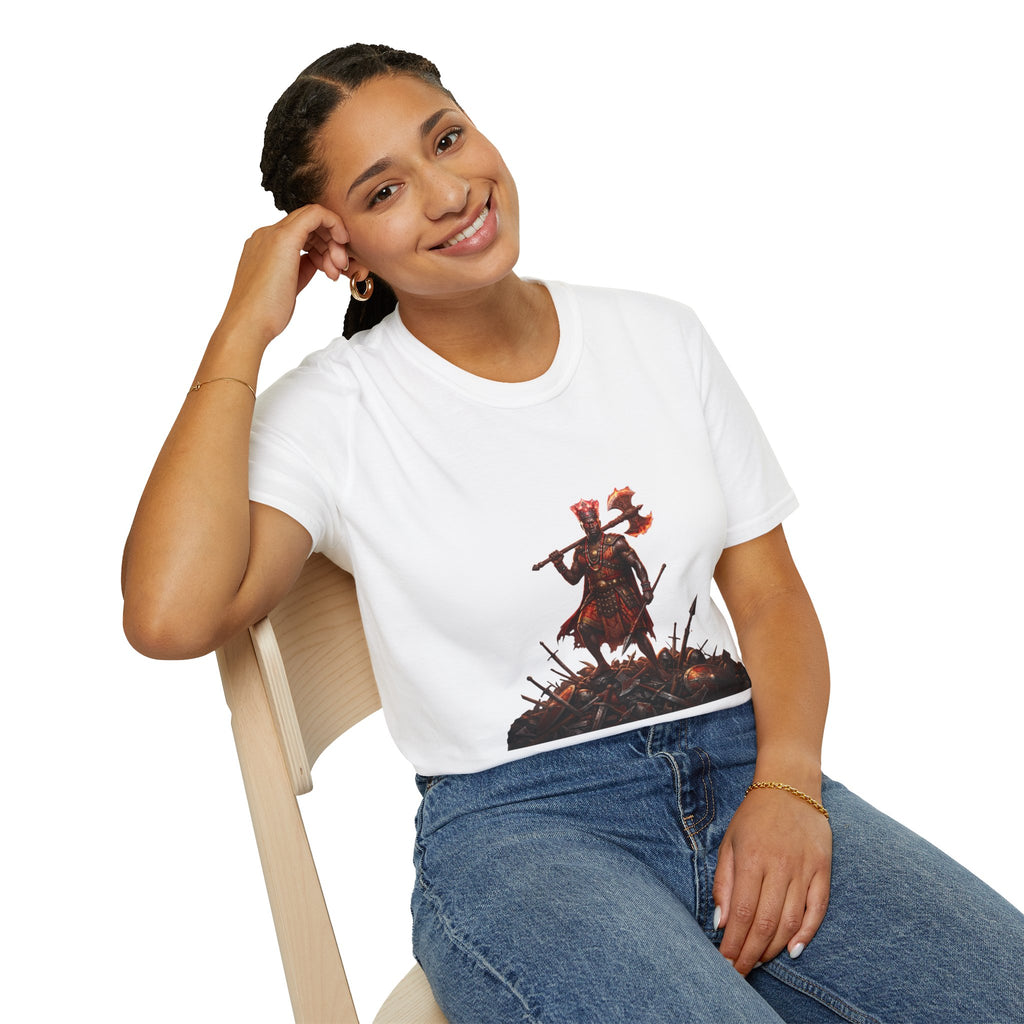 Camiseta de Changó Guerrero – Diseño espiritual Yoruba del Orisha del trueno y la fuerza