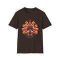 Viking Shield & Axe T-Shirt — Flaming Norse Warrior Emblem Tee