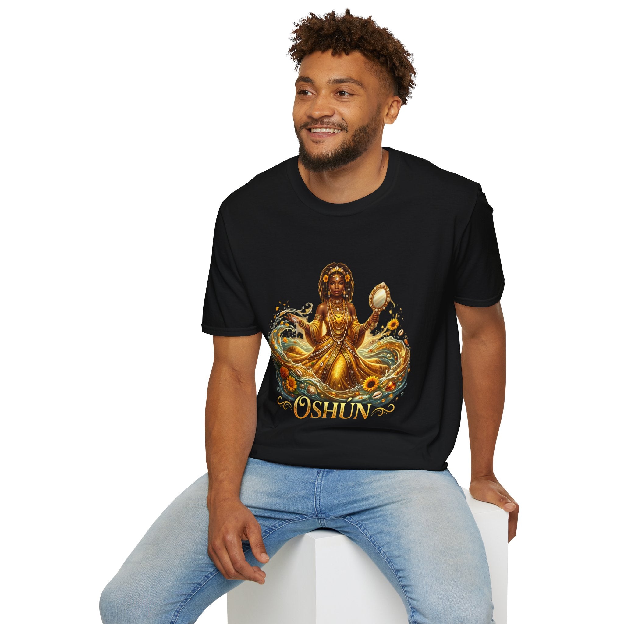 Camiseta Oshún “Dulzura y Abundancia” — Unisex Softstyle