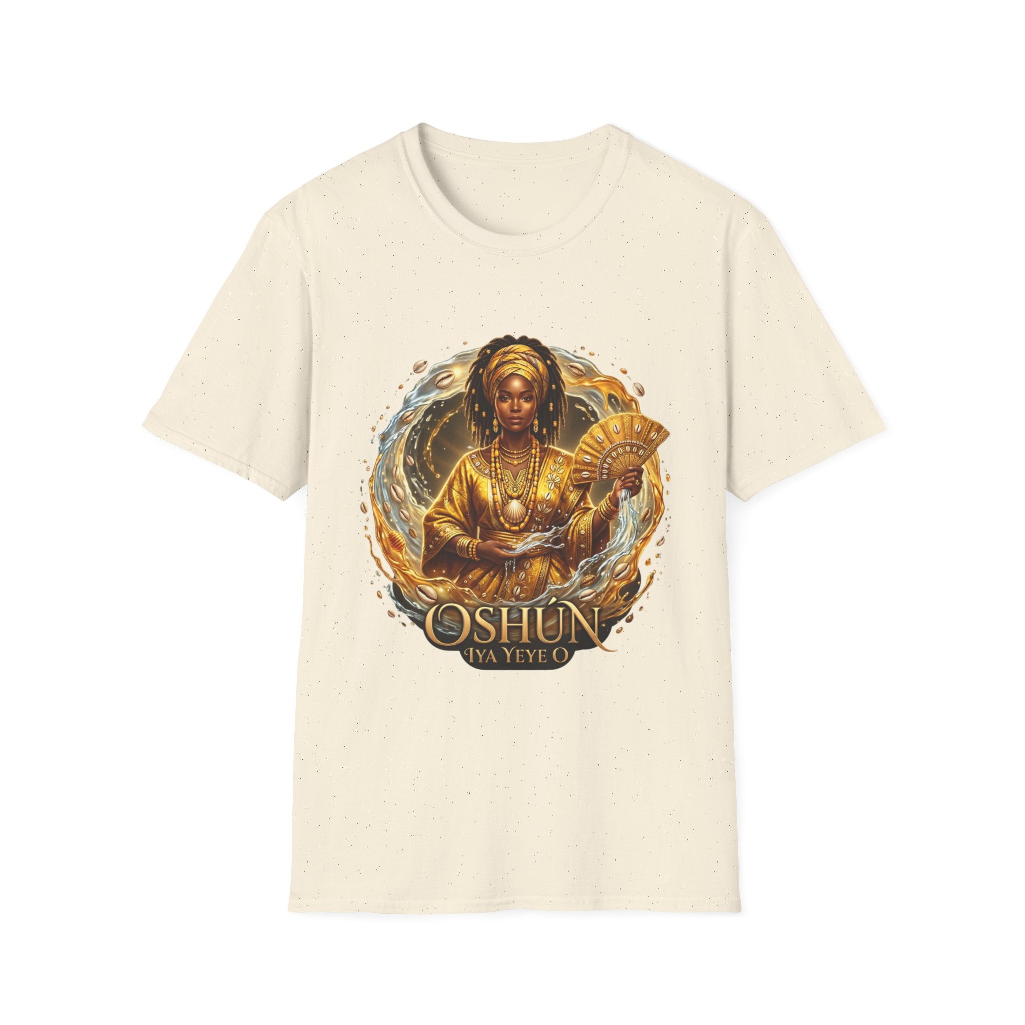 Camiseta Oshún Dorada — Unisex Softstyle