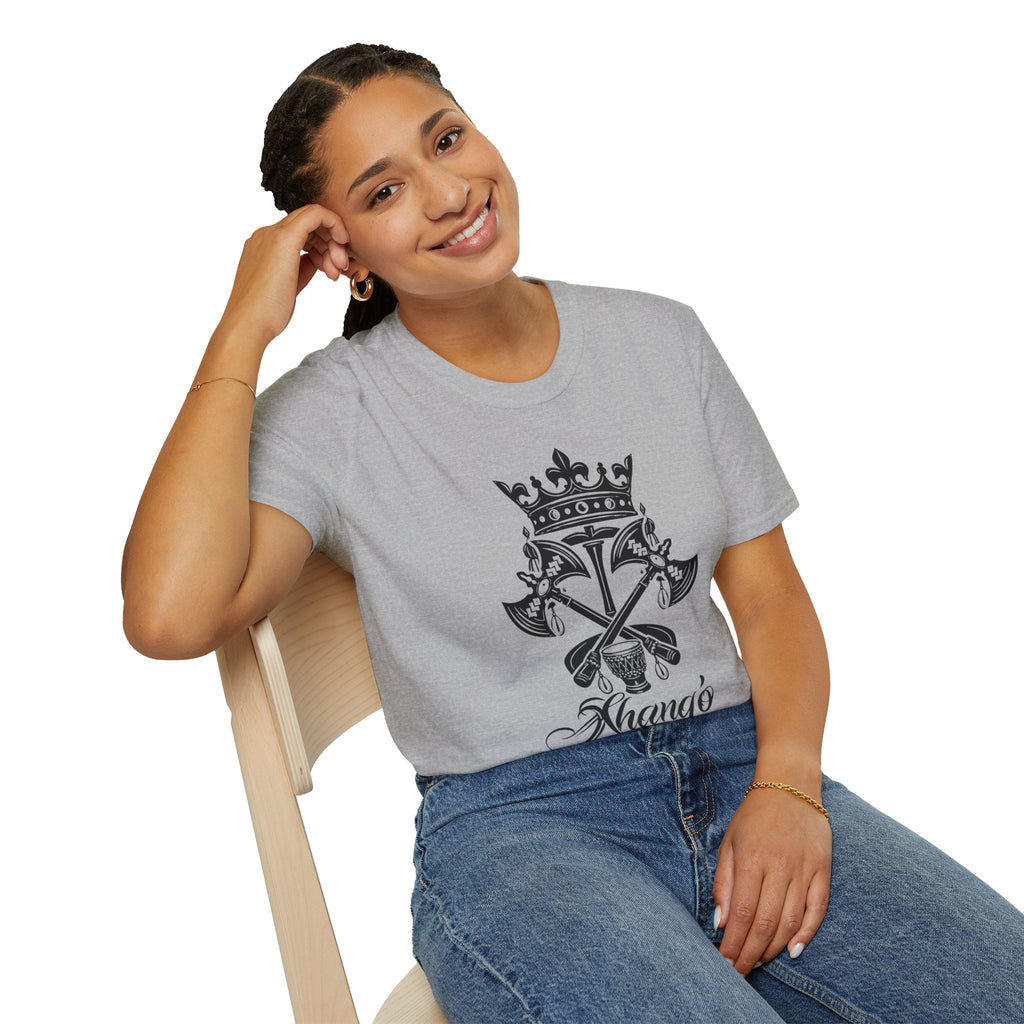 Camiseta de Changó – Emblema espiritual Yoruba del Orisha del trueno y la justicia
