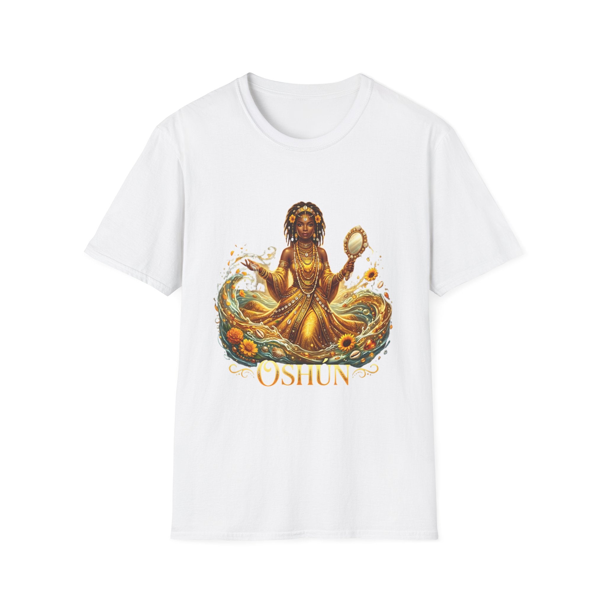 Camiseta Oshún “Dulzura y Abundancia” — Unisex Softstyle