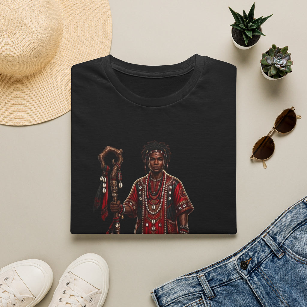 Camiseta Elegguá “Guardián de los Caminos” — Unisex Softstyle
