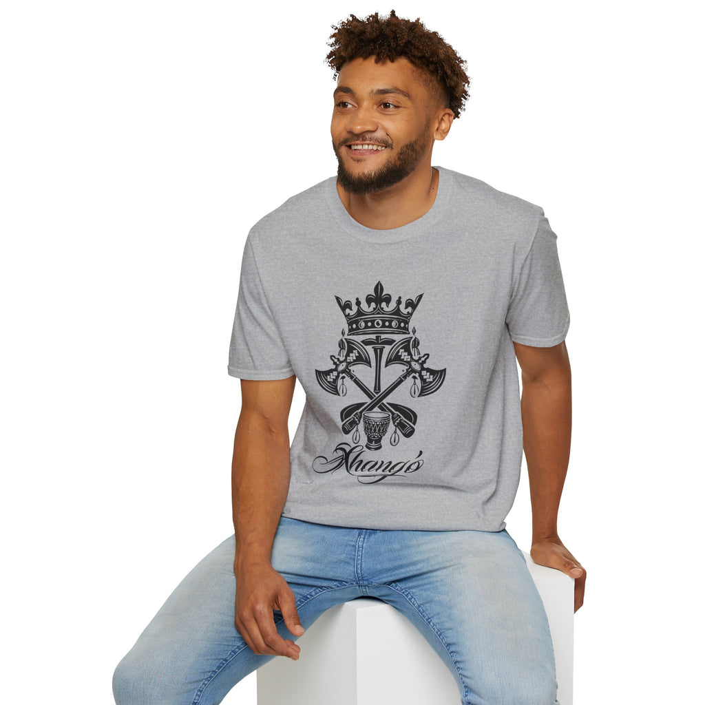 Camiseta de Changó – Emblema espiritual Yoruba del Orisha del trueno y la justicia