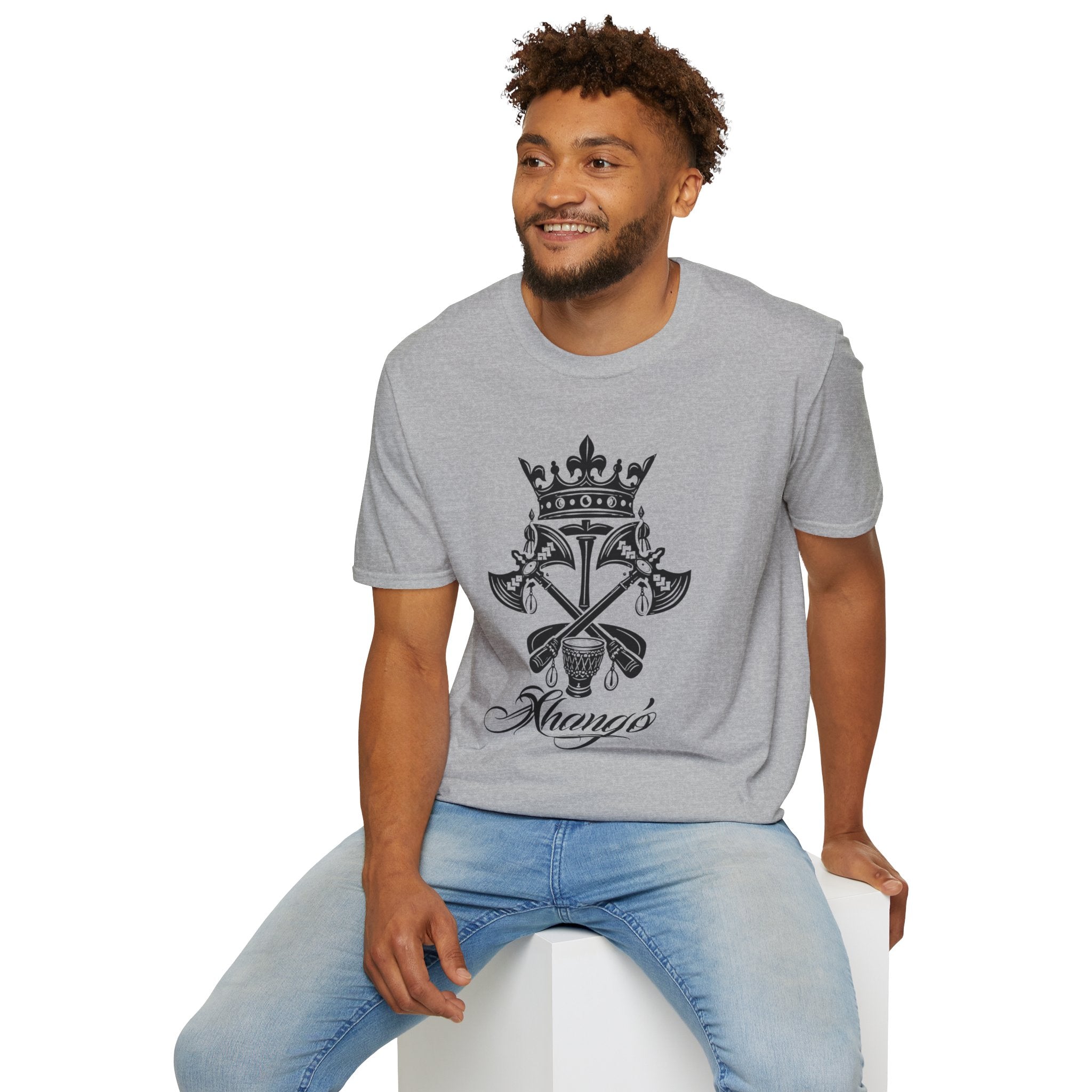 Camiseta de Changó – Emblema espiritual Yoruba del Orisha del trueno y la justicia