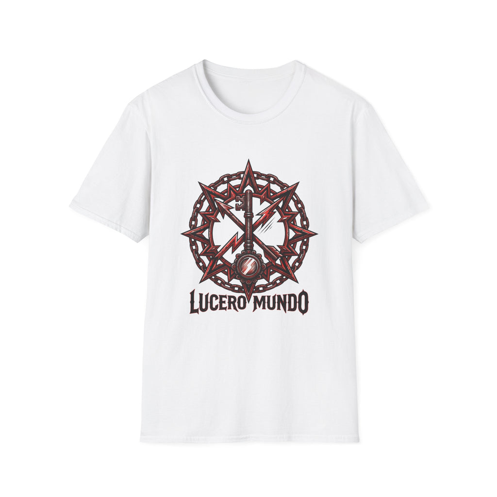 Lucero Mundo Graphic T-Shirt — Thorn Crown & Lightning Bolt Design