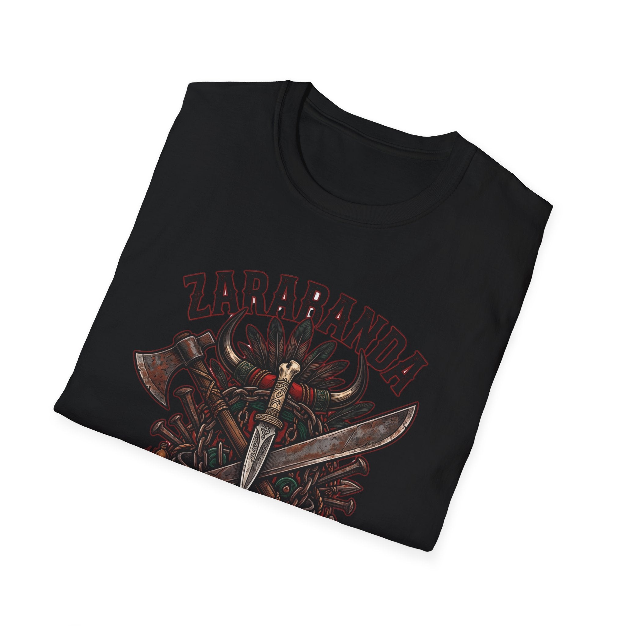 Camiseta de Zarabanda – Diseño espiritual de Palo Mayombe | Nkisi Malongo
