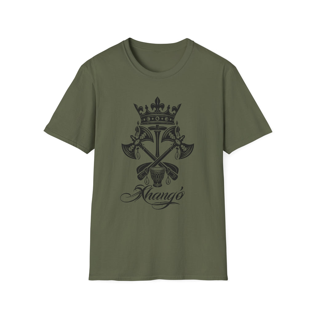 Camiseta de Changó – Emblema espiritual Yoruba del Orisha del trueno y la justicia