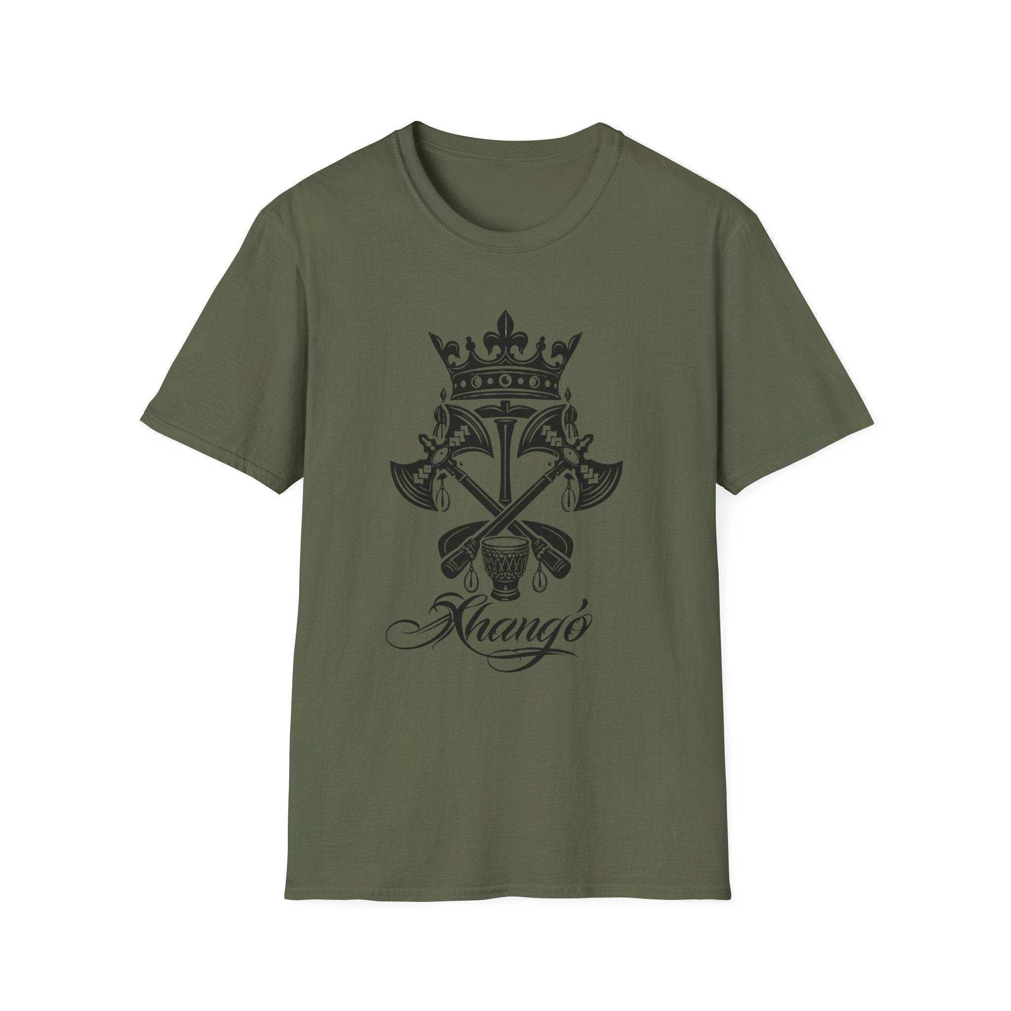 Camiseta de Changó – Emblema espiritual Yoruba del Orisha del trueno y la justicia