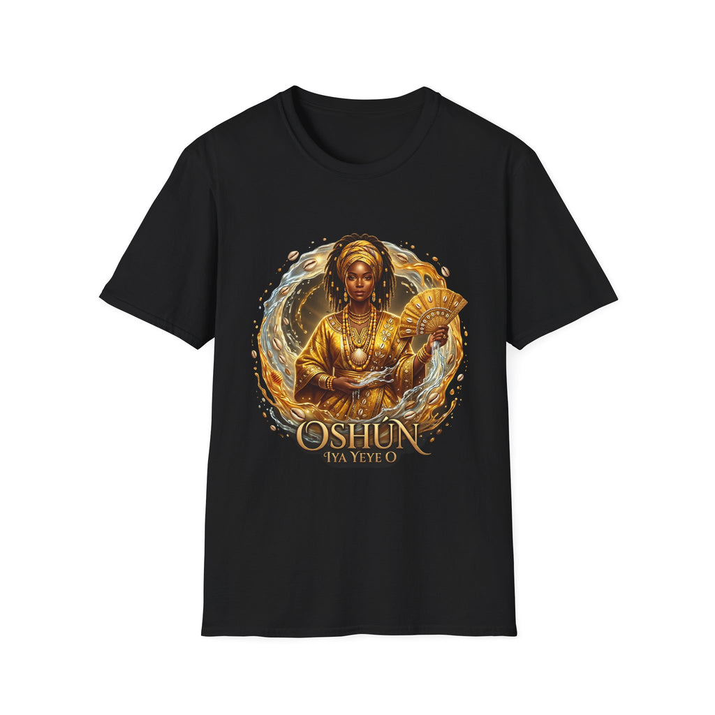 Camiseta Oshún Dorada — Unisex Softstyle