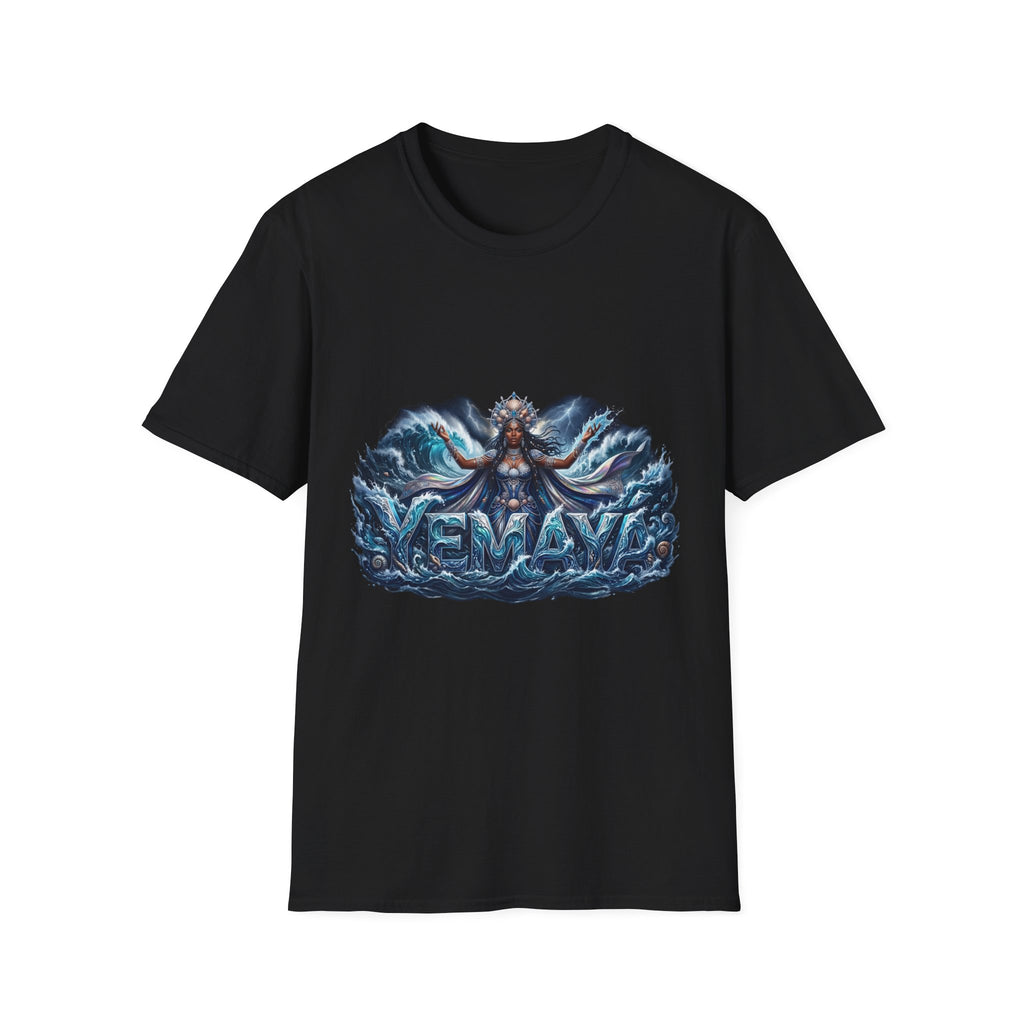 Camiseta de Yemayá – Diseño espiritual Yoruba de la Orisha del mar y la protección
