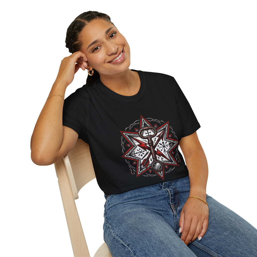 T-Shirt — Norse Valknut Star Rune Graphic