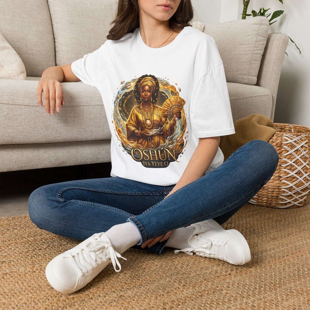 Camiseta Oshún Dorada — Unisex Softstyle