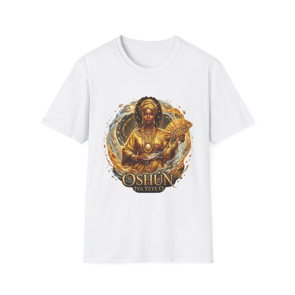 Camiseta Oshún Dorada — Unisex Softstyle