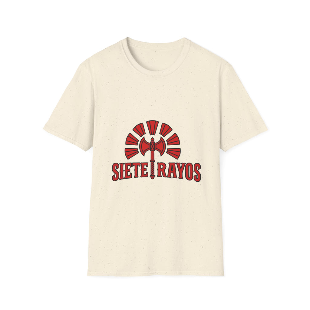Siete Rayos T-Shirt — Vintage Red Sunburst Graphic Tee