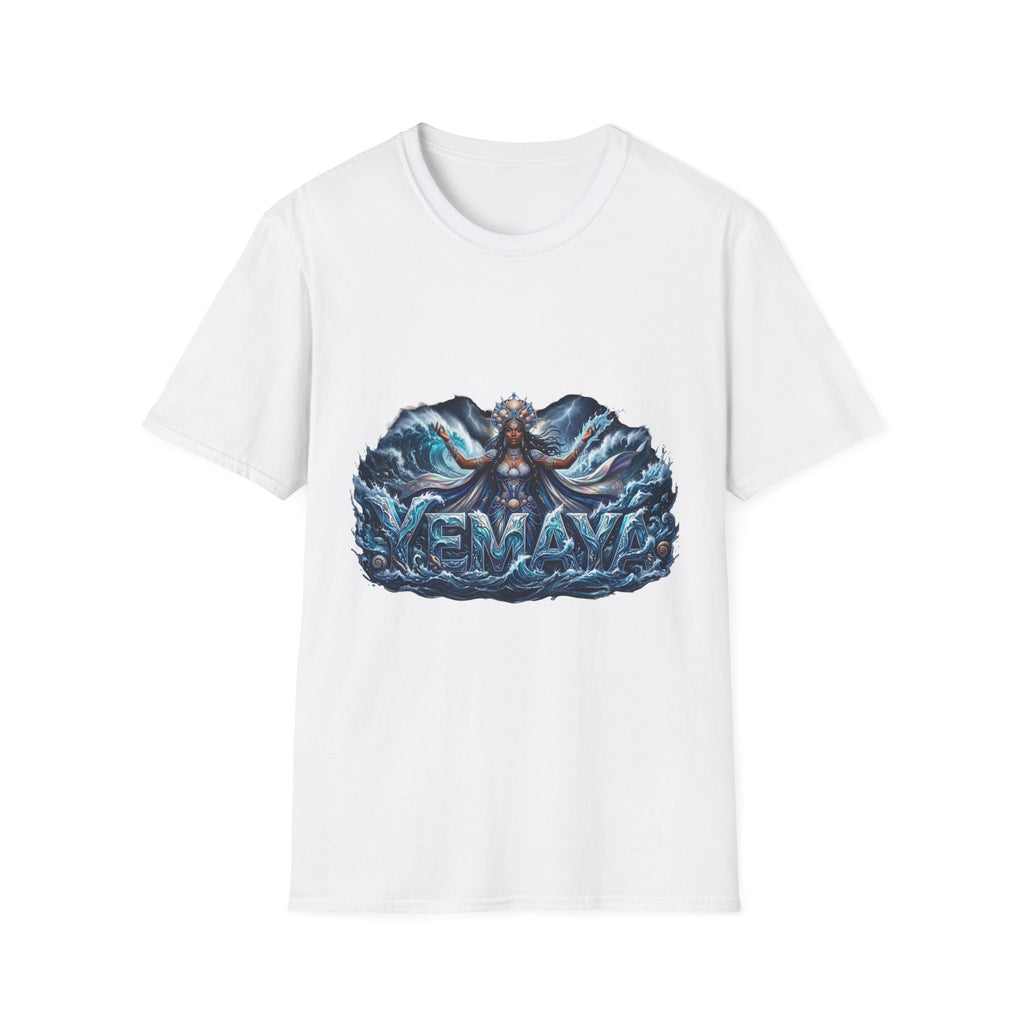 Camiseta de Yemayá – Diseño espiritual Yoruba de la Orisha del mar y la protección