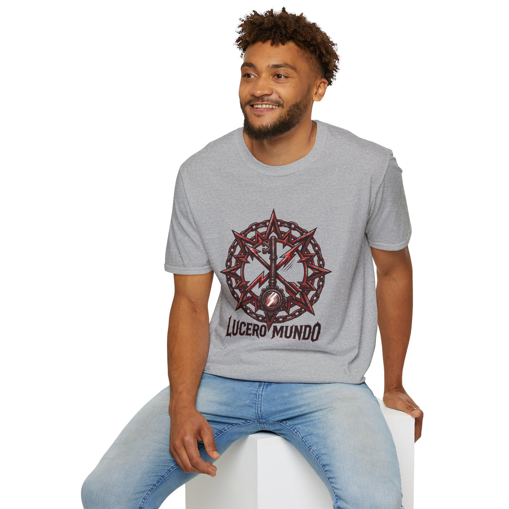 Lucero Mundo Graphic T-Shirt — Thorn Crown & Lightning Bolt Design