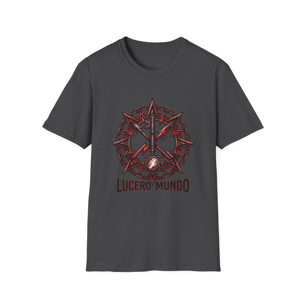 Lucero Mundo Graphic T-Shirt — Thorn Crown & Lightning Bolt Design