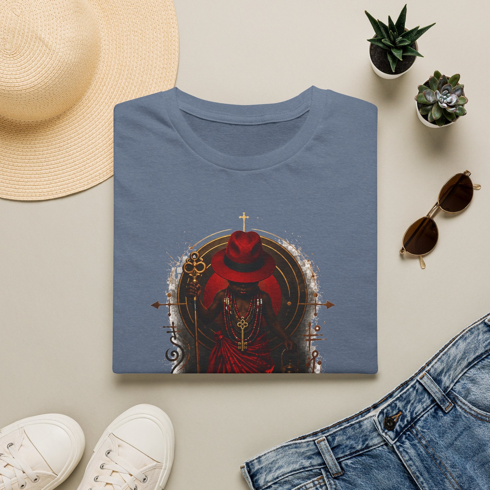 Camiseta Elegguá Guardián de los Caminos | Raíces de Ocha y Mayombe