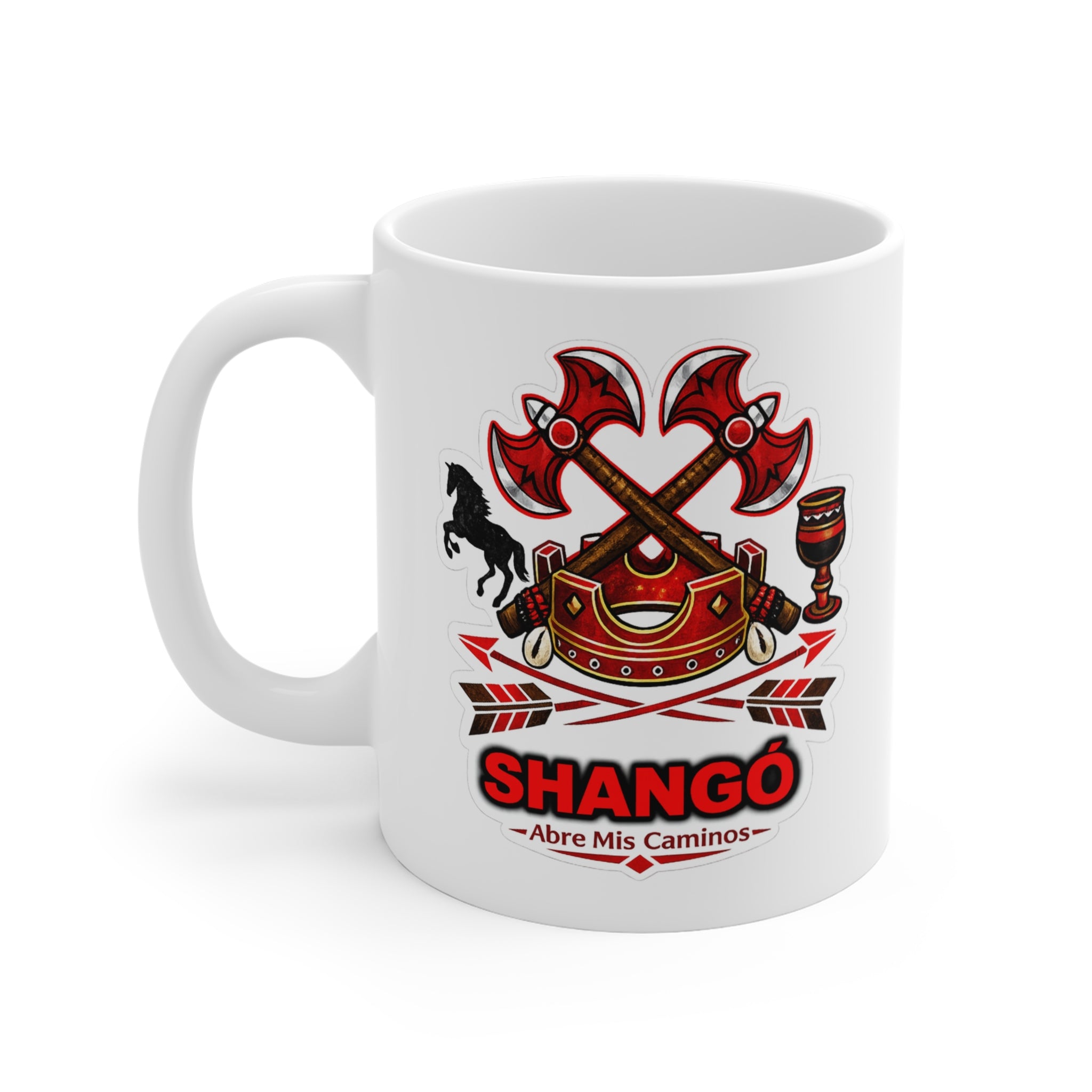 Taza Shangó “Rey del Trueno y la Justicia” — Taza Inspirada en la Tradición Yoruba