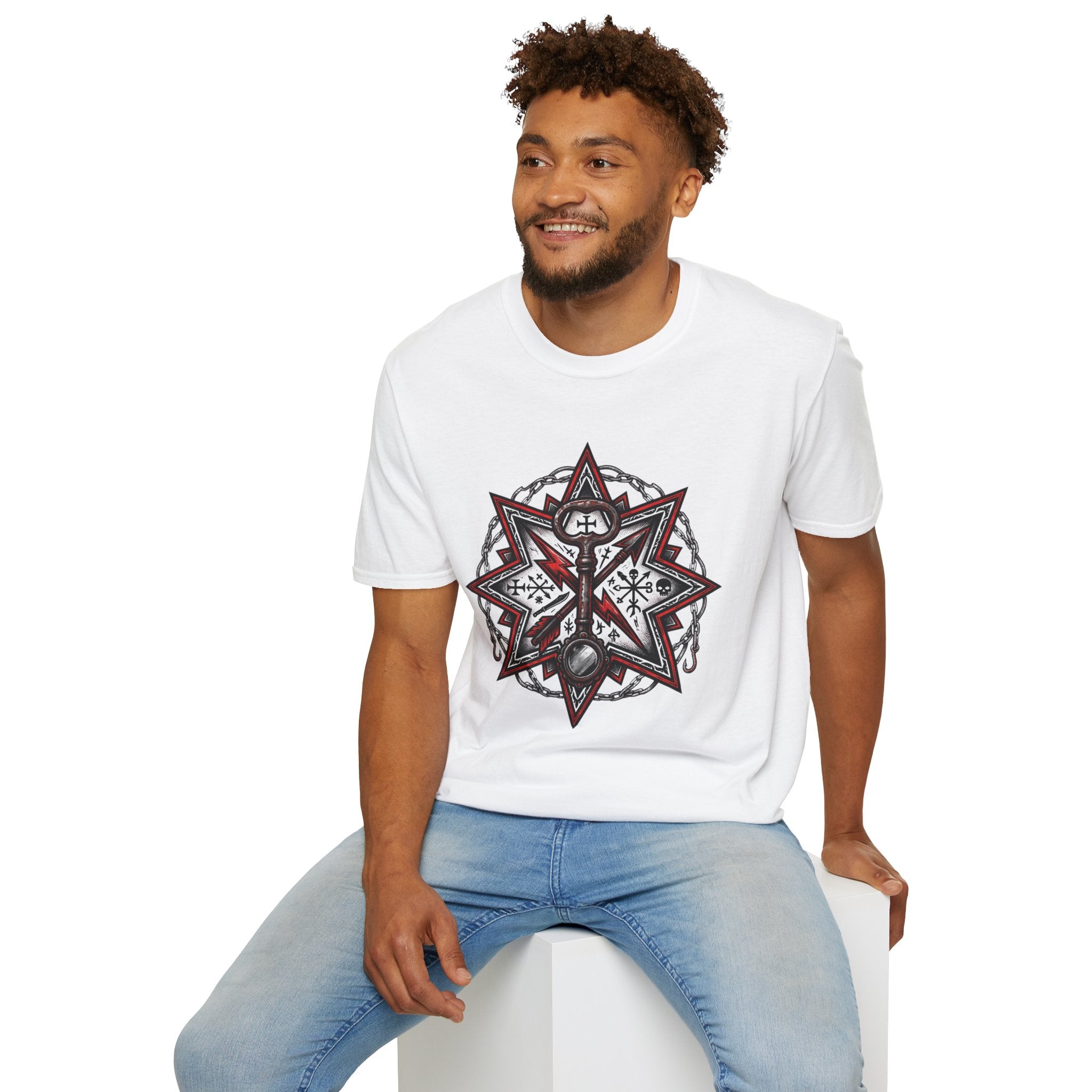 T-Shirt — Norse Valknut Star Rune Graphic
