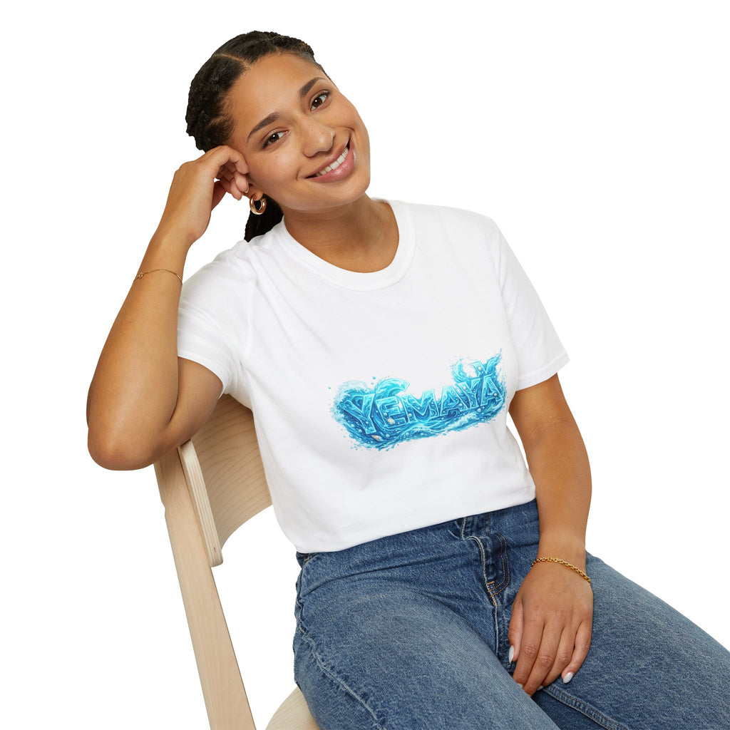 Camiseta de Yemayá – Logotipo artístico inspirado en la Orisha del mar