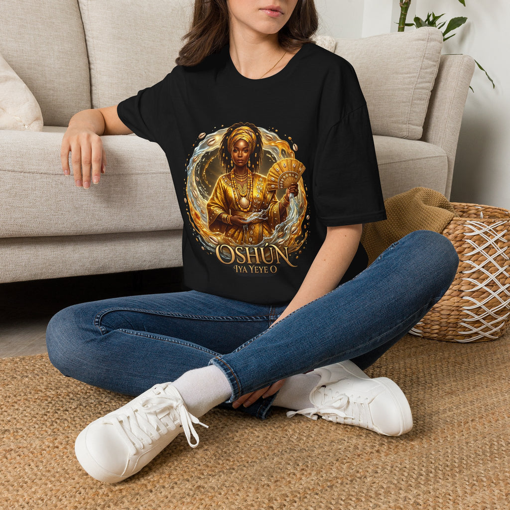 Camiseta Oshún Dorada — Unisex Softstyle